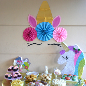Πινιάτα Μονόκερος / unicorn - κορίτσι, πάρτυ, γενέθλια, πινιάτες, μονόκερος, πάρτυ γενεθλίων, παιδικό πάρτυ, πρωτότυπα δώρα - 2