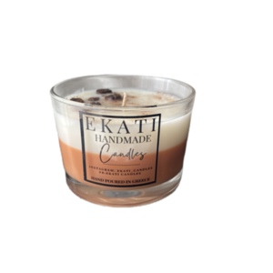 Latte vanilla nuts coffee χειροποίητο κερι -200ml - αρωματικά κεριά