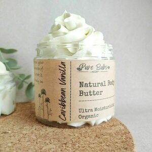 Caribbean Vanilla Organic Body Butter - δώρο, χειροποίητα, κρέμες σώματος - 4