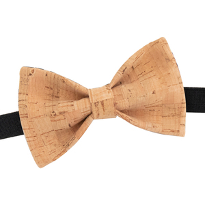 Παπιγιόν από Φελλό "Cork Bow Tie" - ξύλο, ανδρικά, φελλός, παπιγιόν, γάμος και βάπτιση - 2