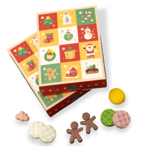 12ήμερο Χριστουγεννιάτικο Άρωματικο Ημερολόγιο - Xmas Wax Melts Advent Calendar - αρωματικά χώρου, soy wax, wax melt liners