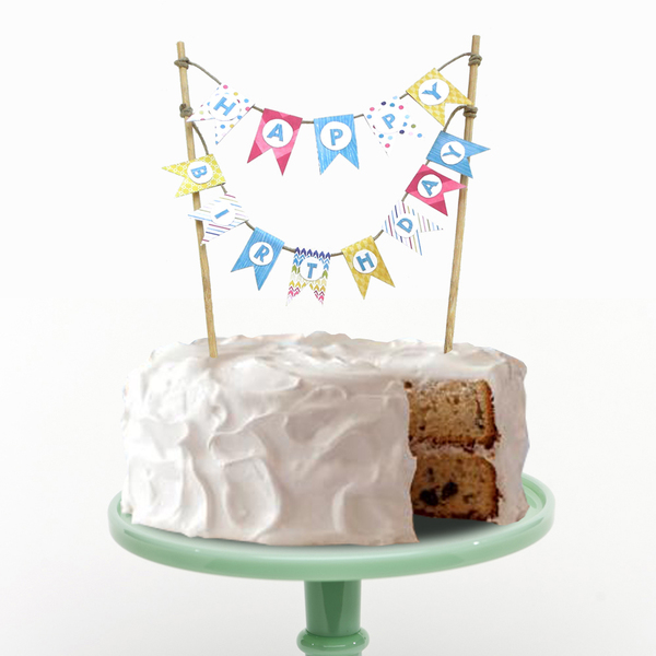 Διακοσμητικά τούρτας "Cake toppers" - μοναδικό, κορίτσι, χαρτί, χειροποίητα, πάρτυ, γενέθλια, πάρτυ γενεθλίων, διακοσμητικά για τούρτες, διακοσμητικά, για παιδιά - 5