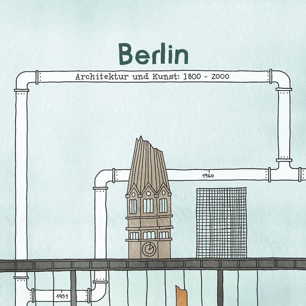 Berlin art print - εκτύπωση, ζωγραφισμένα στο χέρι, χαρτί, διακόσμηση, αφίσες - 4
