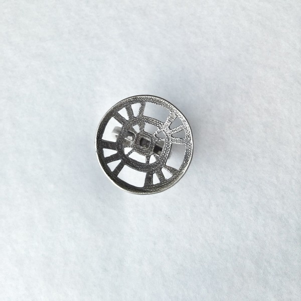 Διάτρητο_ Χειροποίητο δαχτυλίδι από ασήμι 925 - ασήμι 925, δαχτυλίδι, γεωμετρικά σχέδια, χειροποίητα, boho, ethnic, μεγάλα, αυξομειούμενα - 3
