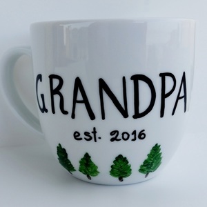 Κούπα για το νέο παππού - κούπες & φλυτζάνια, δωράκι, βρεφικά, ζωγραφισμένα στο χέρι, πορσελάνη, σμάλτος, παππούς