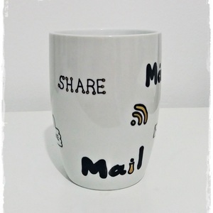 Κούπα "...Share..!" - ιδιαίτερο, κουζίνα, χειροποίητα, πορσελάνη, δωράκι, personalised, κούπες & φλυτζάνια, κούπες με ονόματα - 2