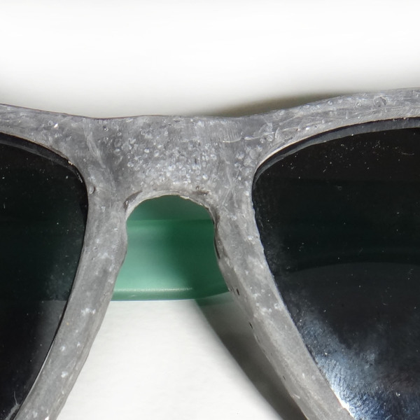 Γυαλιά ηλίου από τσιμέντο - γυαλί, καλοκαίρι, τσιμέντο, παραλία, αξεσουάρ, ατσάλι, γυαλιά ηλίου - 2