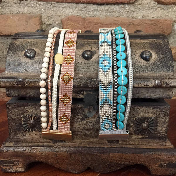 Sun spark bracelet – Boho βραχιόλι με Ημιπολύτιμους Λίθους - Νεφρίτης (Jade) και Χαολίτης - statement, ημιπολύτιμες πέτρες, chic, νεφρίτης, χαολίτης, κρύσταλλα, γεωμετρικά σχέδια, χειροποίητα, χάντρες, romantic, ethnic, σταθερά, πολύσειρα, χεριού, φαρδιά - 4