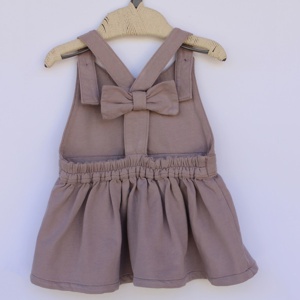 Σαλοπέτα Υ dusty pink - βαμβάκι, κορίτσι, παιδικά ρούχα, 1-2 ετών - 2
