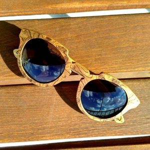 Phaethon |Handmade wooden sunglasses - ξύλο, μοναδικό, καλοκαίρι, χειροποίητα, παραλία, αξεσουάρ, απαραίτητα καλοκαιρινά αξεσουάρ, unisex, unique, γυαλιά ηλίου - 4