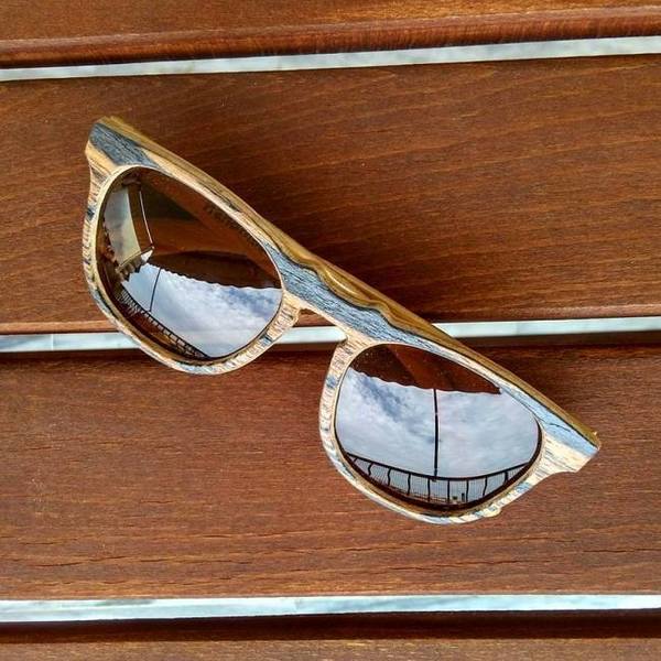 Satyros [notch bridge] | Handmade wooden sunglasses - ξύλο, μοναδικό, καλοκαίρι, χειροποίητα, παραλία, αξεσουάρ, απαραίτητα καλοκαιρινά αξεσουάρ, unique, γυαλιά ηλίου - 3