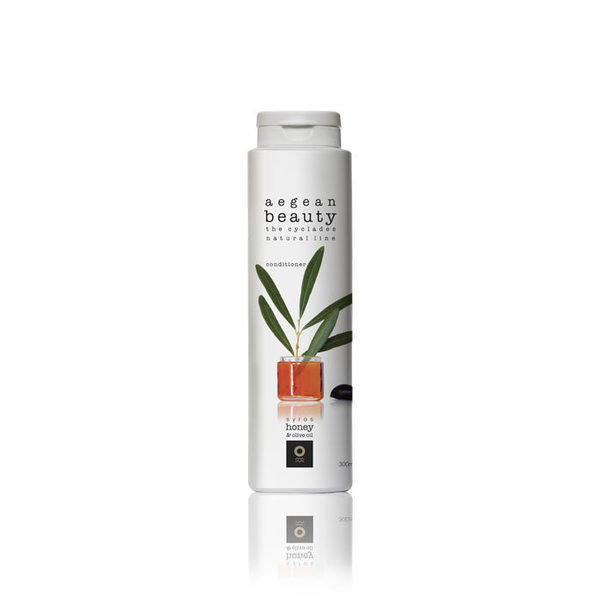 Aegean Beauty Natural Conditioner με μέλι Σύρου και ελαιόλαδο 300ml - μαλλιά, αρωματικό, μάσκες προσώπου