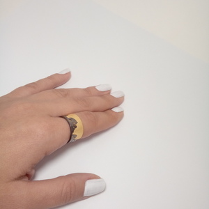 Δαχτυλίδι ασημένιο επιχρυσωμένο - επιχρυσωμένα, ασήμι 925, ασήμι 925, δαχτυλίδι - 4