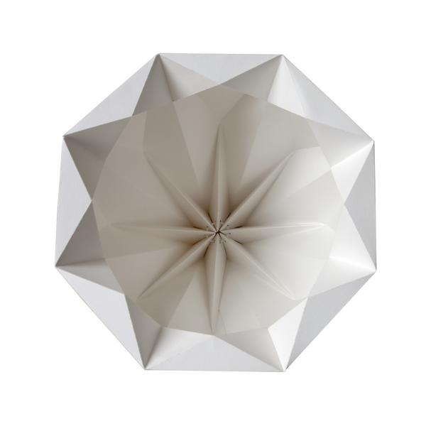 Χάρτινο καπέλο λάμπας origami medium c - χαρτί, οροφής - 2