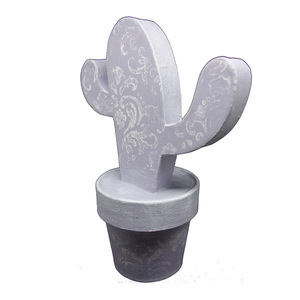 Cactus atique - romantic, decor, decoration, gift, δώρα για γυναίκες, παπιέ μασέ, κάκτος, διακοσμητικό, δώρο, χειροποίητα, ζωγραφισμένα στο χέρι, παπιέ μασέ, διακοσμητικά