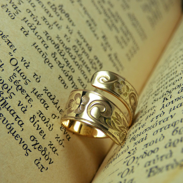 " Spoon Ring " - Χειροποίητο επίχρυσο 18K ή επάργυρο δαχτυλίδι! - ιδιαίτερο, μοναδικό, μοντέρνο, κλασσικά, χειροποίητα, δημιουργία, επιχρυσωμένα, romantic, must αξεσουάρ, έλληνες σχεδιαστές, μόδα, donkey, vintage, fashion, fashion jewelry, sexy, chic, unisex, unique, επιχρυσωμένα, βραδυνά, gothic style, statement, αυξομειούμενα, φθηνά, μεγάλα, boho - 4