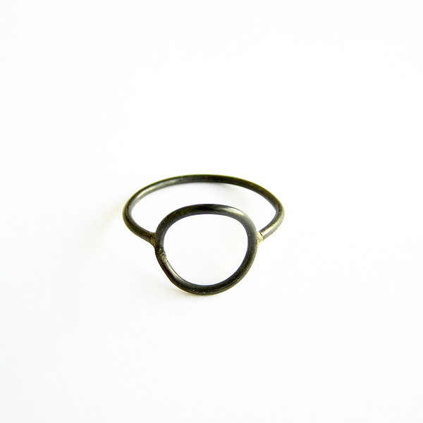 Δαχτυλίδι μίνιμαλ "circle ring" - ασήμι, μοντέρνο, επιχρυσωμένα, ασήμι 925, κύκλος, δώρο, δαχτυλίδι, γεωμετρικά σχέδια, χειροποίητα, minimal, μικρά, gift, σταθερά, σταθερά, δώρα για γυναίκες