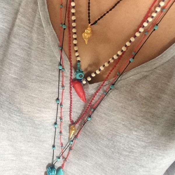Minimal rosario με κεραμικό σκαραβαίο - ημιπολύτιμες πέτρες, μοντέρνο, μακρύ, κεραμικό, minimal, απαραίτητα καλοκαιρινά αξεσουάρ, unisex, boho, ροζάριο, ethnic, rock, αυξομειούμενα - 4