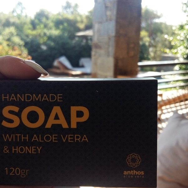 Anthos Aloe Vera Handmade Soap with Honey - σαπούνια, χεριού, σώματος - 2