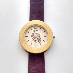 “Οres” – Auxo [Αυξώ] | Handmade wooden watch - δέρμα, handmade, ξύλο, ρολόι, χειροποίητα, αξεσουάρ, απόλυτο αξεσουάρ, unique, ξύλινα κοσμήματα