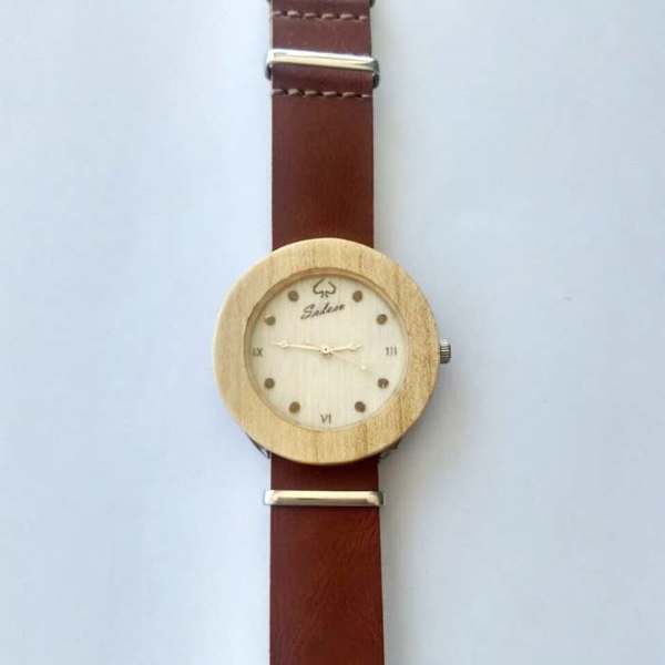 “Οres” – Auxo [Αυξώ] | Handmade wooden watch - δέρμα, handmade, ξύλο, ρολόι, χειροποίητα, αξεσουάρ, απόλυτο αξεσουάρ, unisex, unique, ξύλινα κοσμήματα