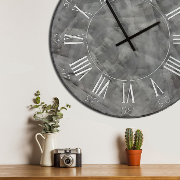 Ξύλινο Ρολόι Τοίχου "Vintage Clock" - ξύλο, vintage, ρολόι, δώρο, δώρα γάμου, πρωτότυπα δώρα, ξύλινα διακοσμητικά, ρολόγια - 2