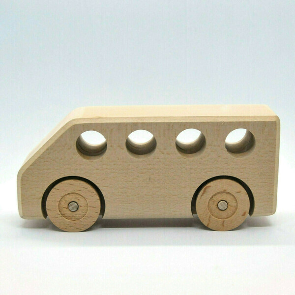 Σχολικό λεωφορείο - κορίτσι, αγόρι, ξύλινα διακοσμητικά, ξύλινα παιχνίδια - 2