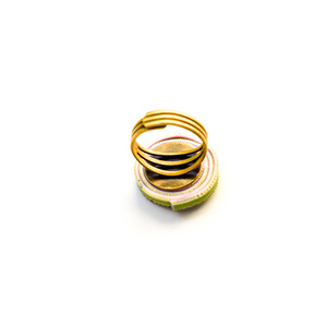 Πολύχρωμο Δαχτυλίδι Από Πολυμερικό Πηλό - μεγάλα, φθηνά - 2