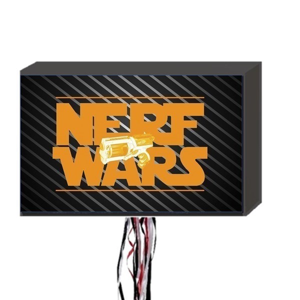 Χειροποίητη Πινιάτα Nerf Wars - αγόρι, πινιάτες, πάρτυ, παιδικό πάρτυ, παιχνίδι, έκπληξη, για παιδιά, party