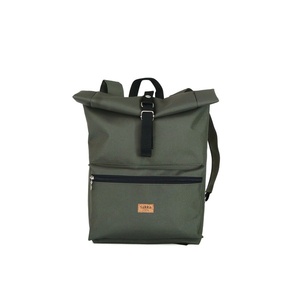 Πράσινο Σακίδιο Πλάτης // Roll top Backpack - πλάτης, σακίδια πλάτης, all day