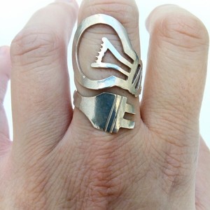 Δαχτυλίδι Λάμπα φις ασήμι 925! - ασήμι, πρωτότυπο, ιδεά για δώρο, αυξομειούμενα - 5