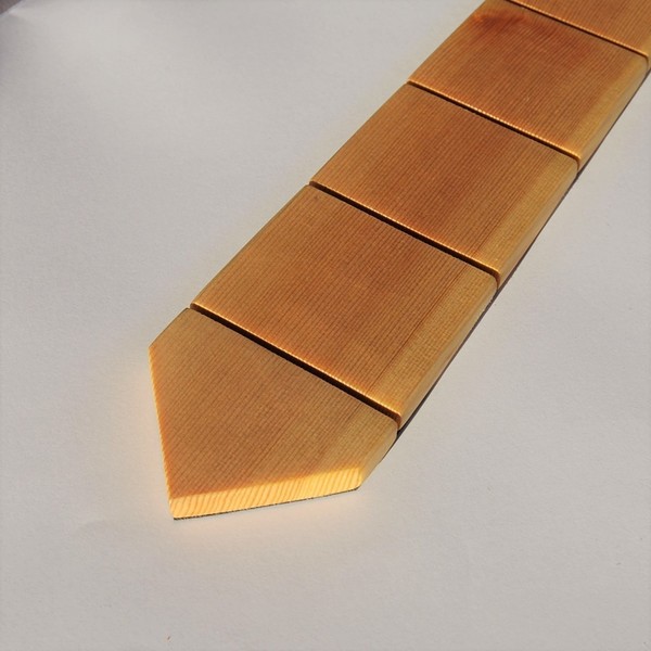 Ξύλινη αντρική γραβάτα Empnoia - ξύλο, ανδρικά, δώρα για άντρες - 5
