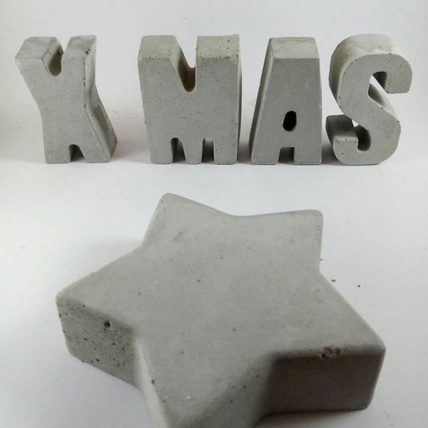 Χριστουγεννιάτικο διακοσμητικό //Xmas star letters set - διακοσμητικό, χριστουγεννιάτικο, διακοσμητικά - 2