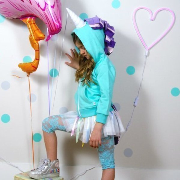 Παιδικό Φούτερ Μονόκερου - κορίτσι, μονόκερος, παιδικά ρούχα, 1-2 ετών - 2