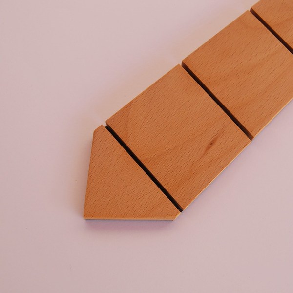 Ξύλινη παιδική γραβάτα Empnoia από οξιά. - ξύλο, χειροποίητα, αξεσουάρ - 3