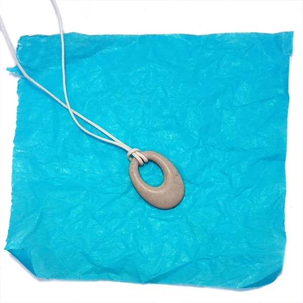 Τσιμεντένιο κόσμημα // Necklaces «O»