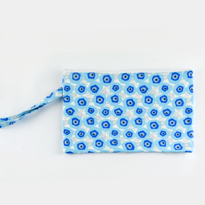 Τσάντα Blue for Luck - βαμβάκι, χειρός, δώρα για γυναίκες, μικρές, φθηνές - 5