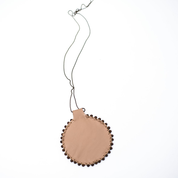 Leather necklace - δέρμα - 2