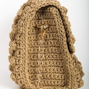 Πλεκτή τσάντα pochette σε σχέδιο bubble - ώμου, crochet, πλεκτές τσάντες, δώρα για γυναίκες, μικρές, μικρές - 2