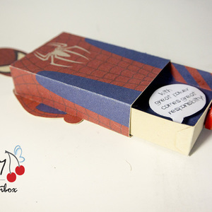 Emotibox 3D ευχητήρια καρτούλα σουπερ ήρωας αραχνη - δώρα για βάπτιση, δώρα γενεθλίων, γενική χρήση - 2