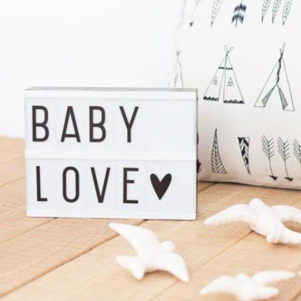 LightBox A5 - κορίτσι, διακοσμητικά, baby shower - 2