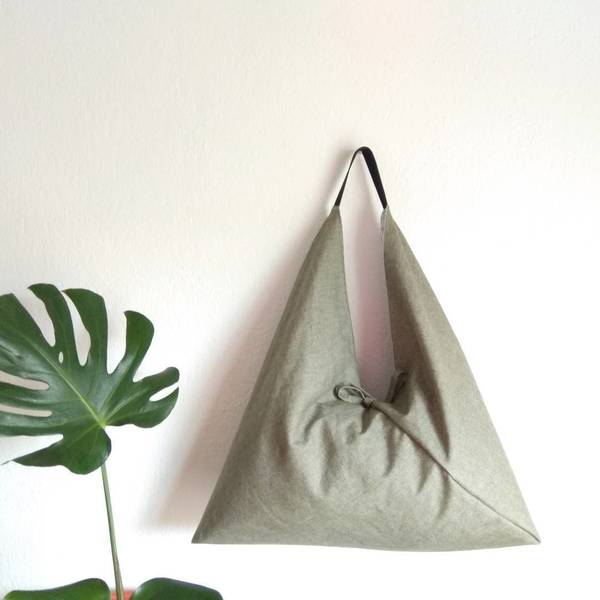 Τσάντα ώμου Origami everyday bag green - ύφασμα, ώμου, μεγάλες, φθηνές