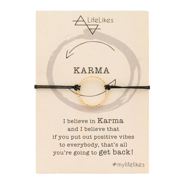 Βραχιολι Karma Σφυρήλατο - επιχρυσωμένα, ορείχαλκος, αυξομειούμενα, φθηνά