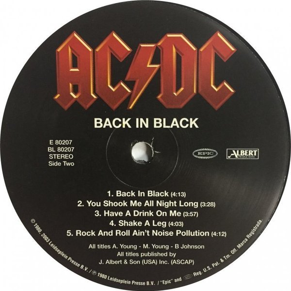 AC/DC Rock Band Vinyl Records Wall Clock - τοίχου, ρολόγια - 4