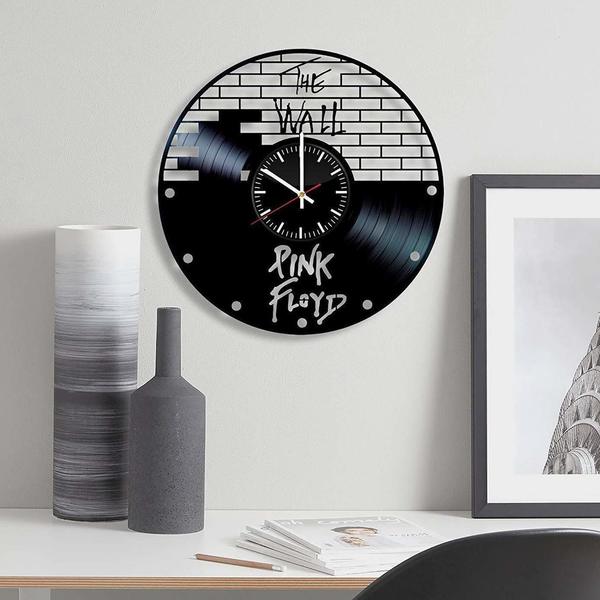 Pink Floyd Vinyl Records Wall Clock - The Wall - τοίχου, ρολόγια - 2