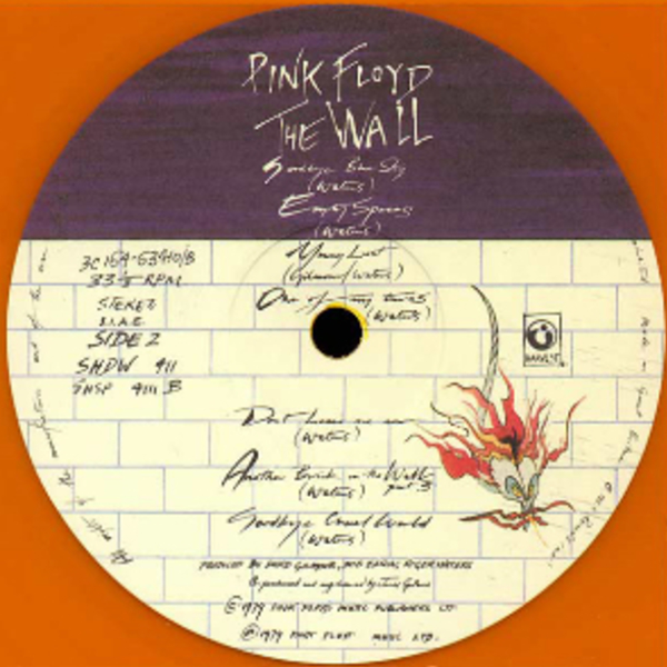 Pink Floyd Vinyl Records Wall Clock - The Wall - τοίχου, ρολόγια - 4