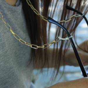 Επίχρυση αλυσίδα για γυαλιά - αλυσίδες, επιχρυσωμένα, απαραίτητα καλοκαιρινά αξεσουάρ
