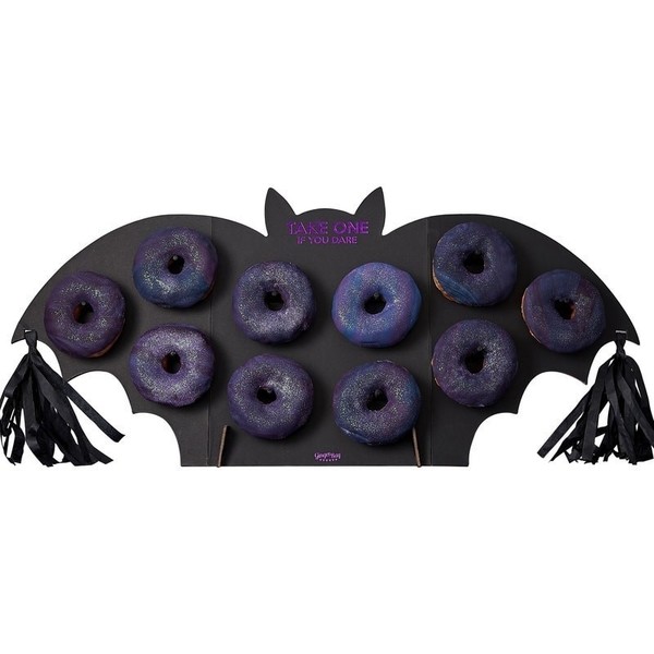 Βάση για Donut Νυχτερίδα - διακοσμητικά, halloween, αγόρι