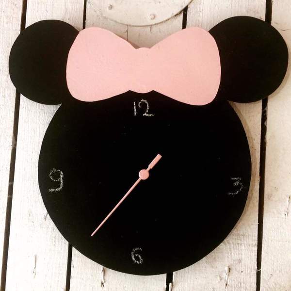 Ρολόϊ Minnie-mickey mouse 30εκ - ρολόγια, ξύλινα διακοσμητικά τοίχου