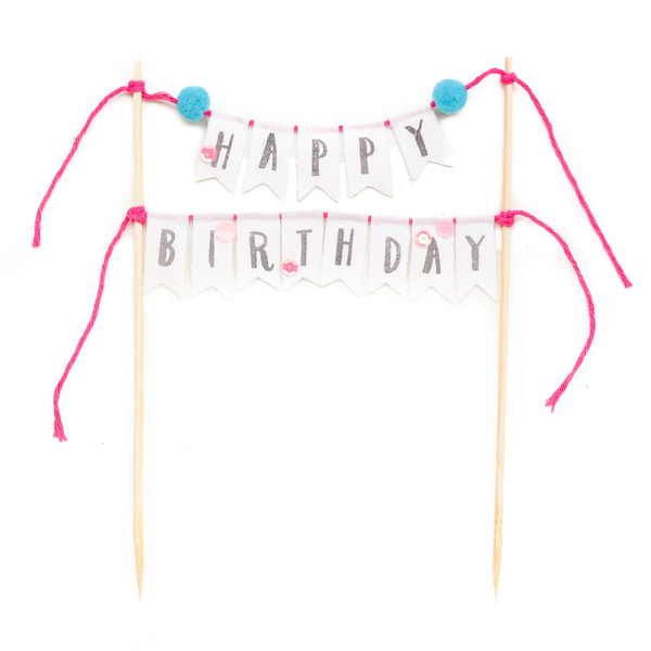 Διακοσμητικό τούρτας Happy Birthday - κορίτσι, πάρτυ, πάρτυ γενεθλίων, διακοσμητικά για τούρτες, διακοσμητικά, baby shower, είδη για πάρτυ